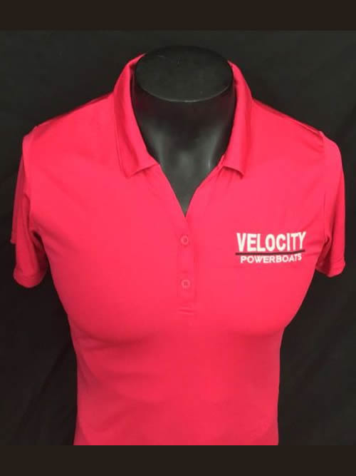 Red Velocity Powerboats Polo